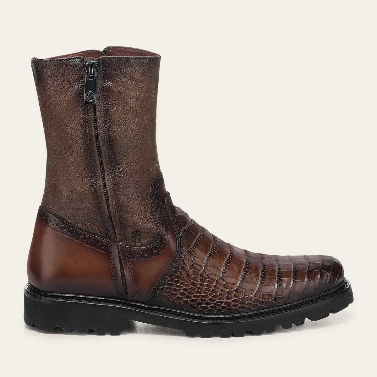 Dsw Work Boots Honey Brown Exotic Aligator Urban Boots