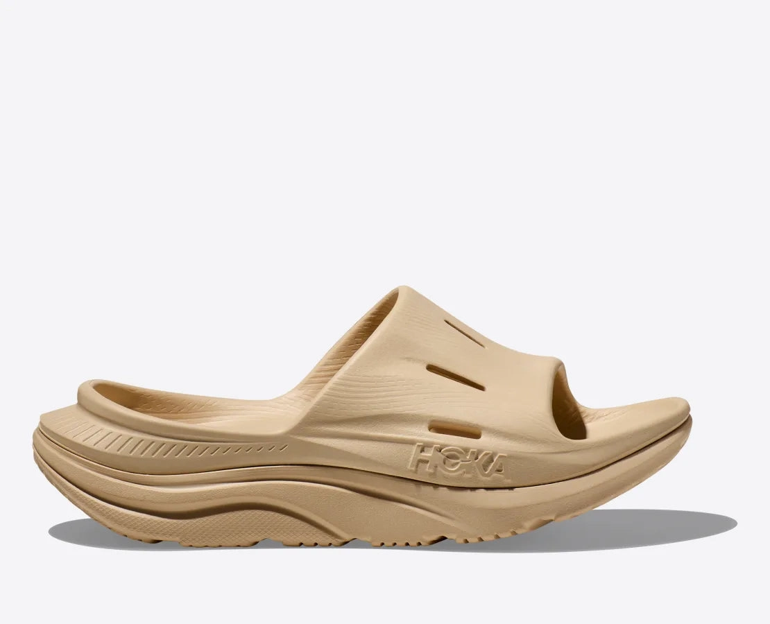 Aerodynamic Shape Everyday Shoes Hoka Ora Recovery Slide 3 - Shifting Sands / Shifting Sands