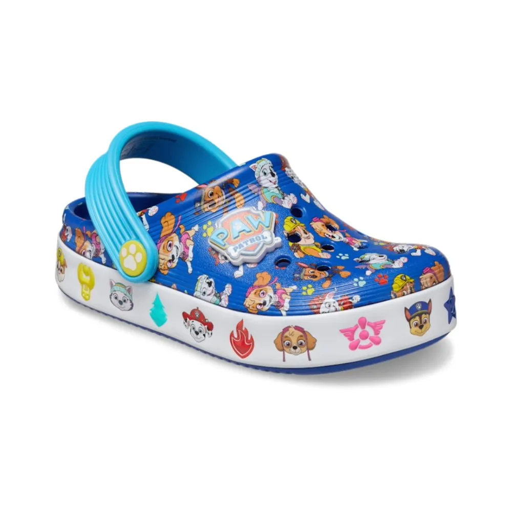 Crocs Toddler Paw Patrol Off Court Clog - Blue Sandals Beach Photos