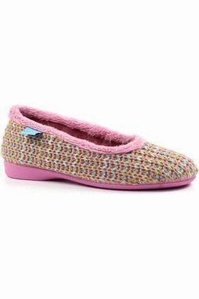 Comfy Beach Fit Summer Ready Slides Lunar Cherie Pink Slipper KLZ071