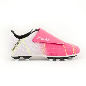 Precision Matrix FG Football Boots - Youth - Pink/White Converse Waterproof Boots