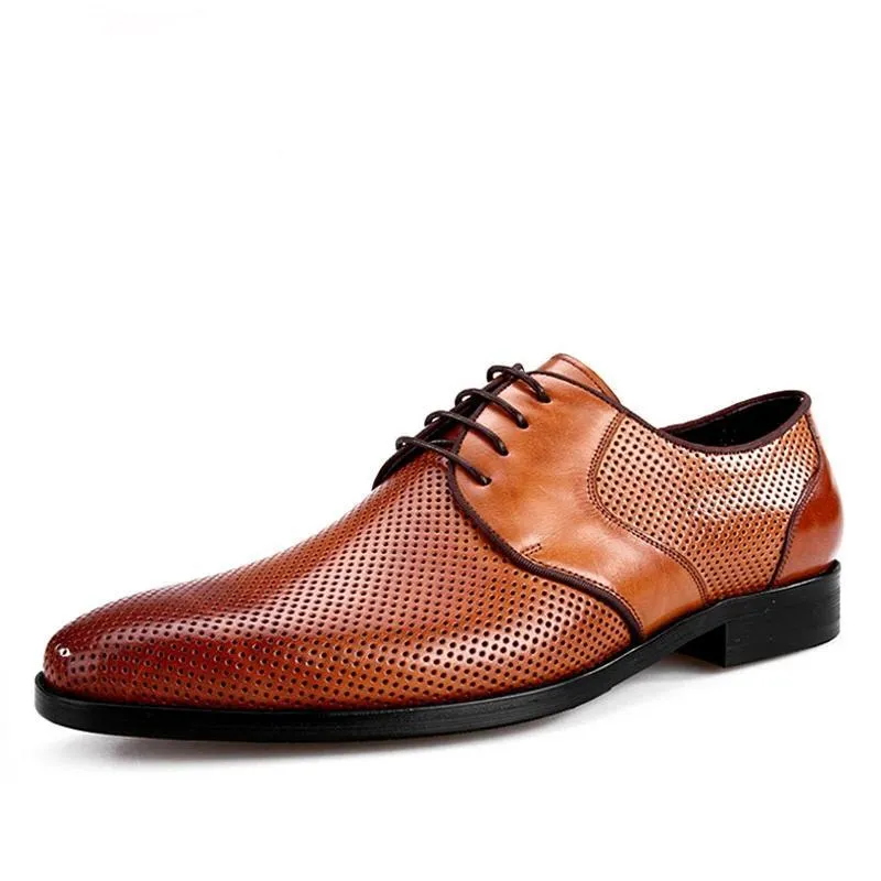 West Louis Breathable Genuine Leather Dress Shoes Tennis Shoe Dress Shoe