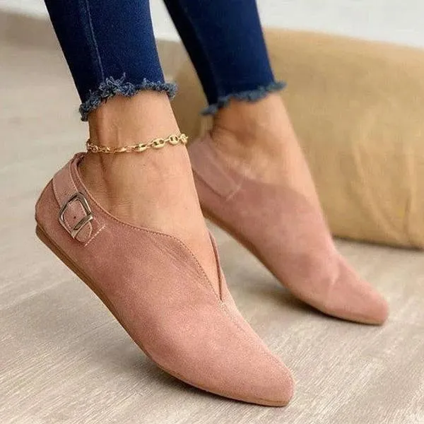 Adrian Leather Platform Tassel Loafers 2020 Pointed Toe Suede Women Flats Shoes Woman Loafers Summer Fashion Sweet Flat Casual Shoes Women Zapatos Mujer Plus Size35-43