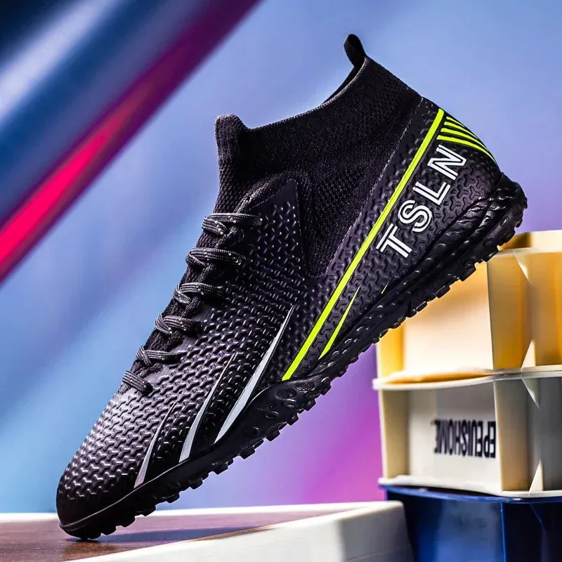 Premium Golden Messi Soccer Cleats/Womens/Mens/Youth