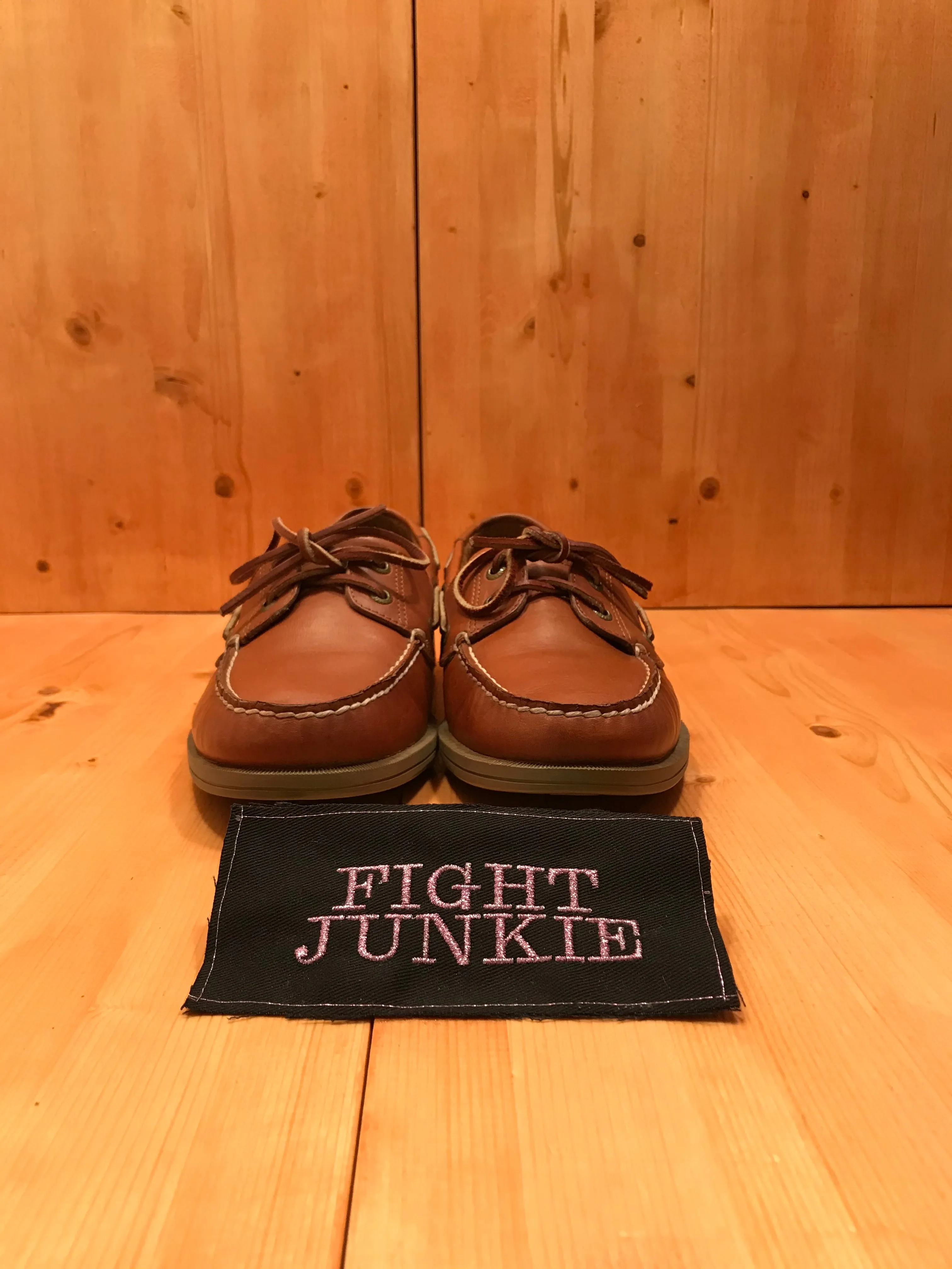 ROCKPORT Mens Size 11W Leather Slip On Boat Shoes Loafers Break In Loafers