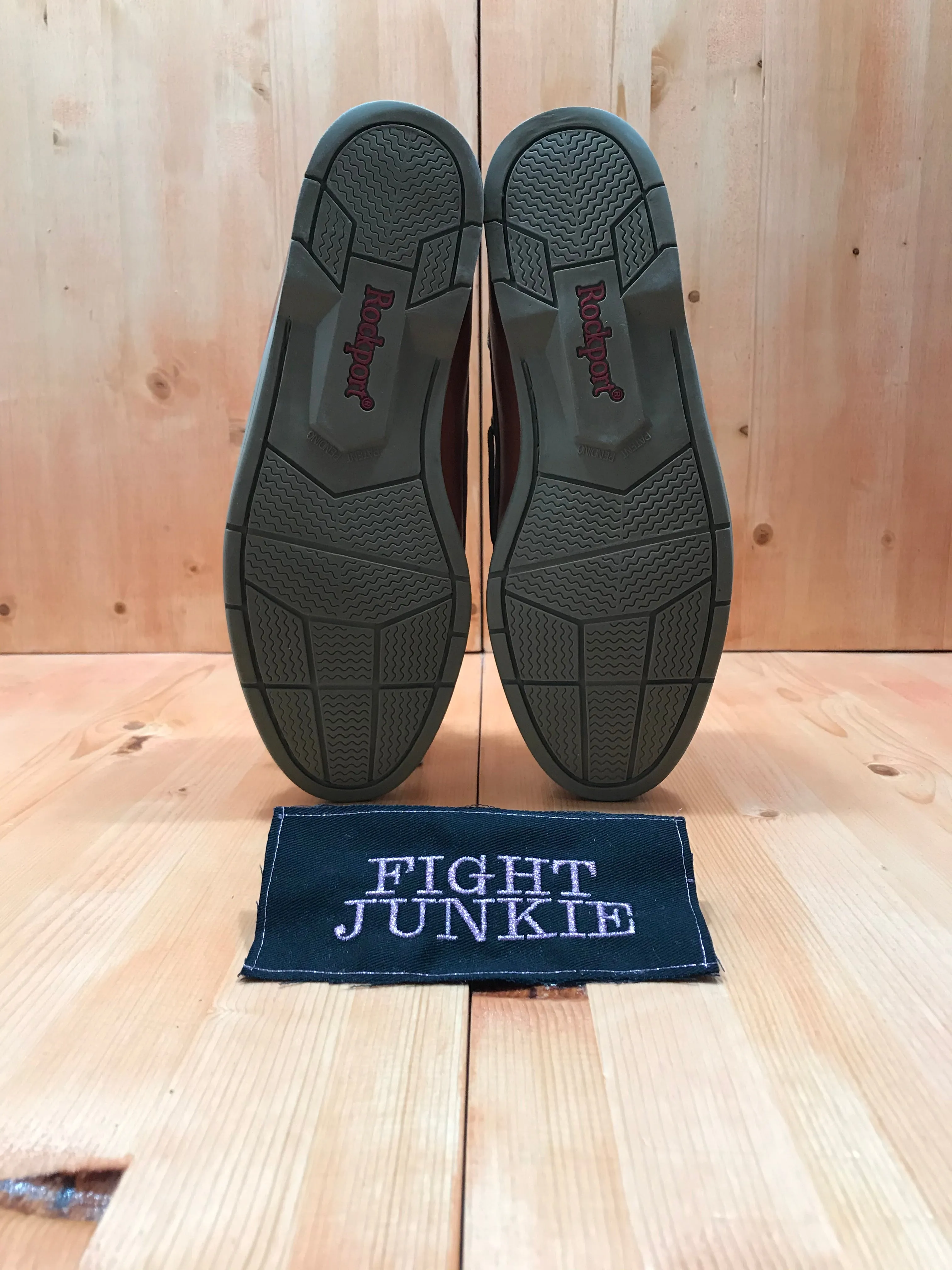 ROCKPORT Mens Size 11W Leather Slip On Boat Shoes Loafers Zara Velvet Loafers