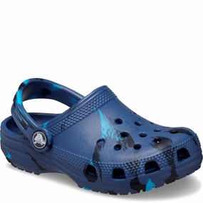 Crocs Toddler Classic Marbled Clog simple design