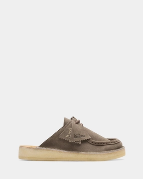 Breathable Soft Lining Dsrtnomad Mule (w) Grey/Sage Suede
