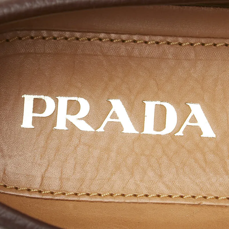 Edelman Loafers Prada Leather Loafers Brown Men