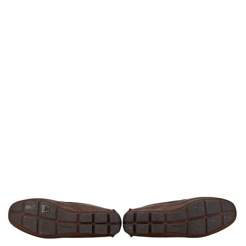 Sole Loafers Prada Leather Loafers Brown Men