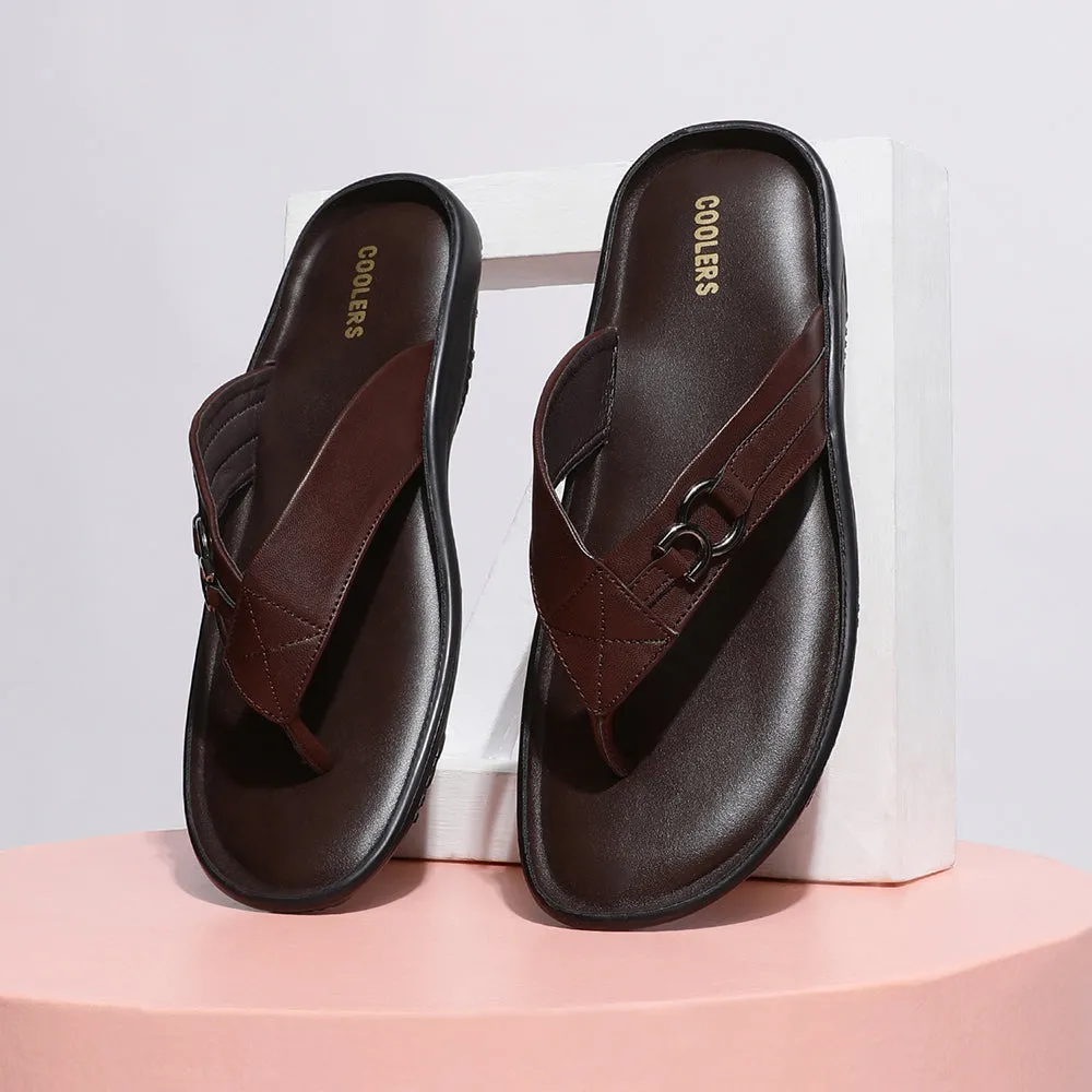 Coolers Casual (Brown) Slipper For Men LFL-04 By Liberty Leopard Slippers Tasman