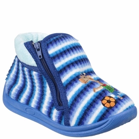 Mirak Safari Zip Up Bootie Slipper Smooth Surface