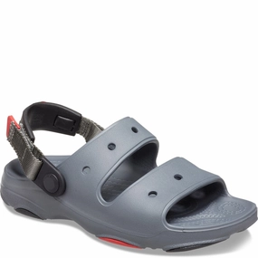 Sporty Flats Crocs Kids All Terrain Two Strap Sandal