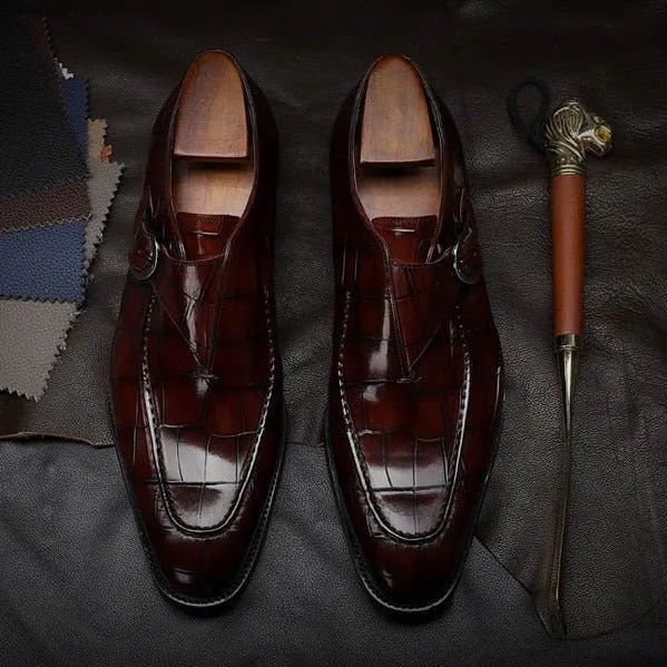 Monk Style Veltique Slip-ons Dress Shoes For Teens