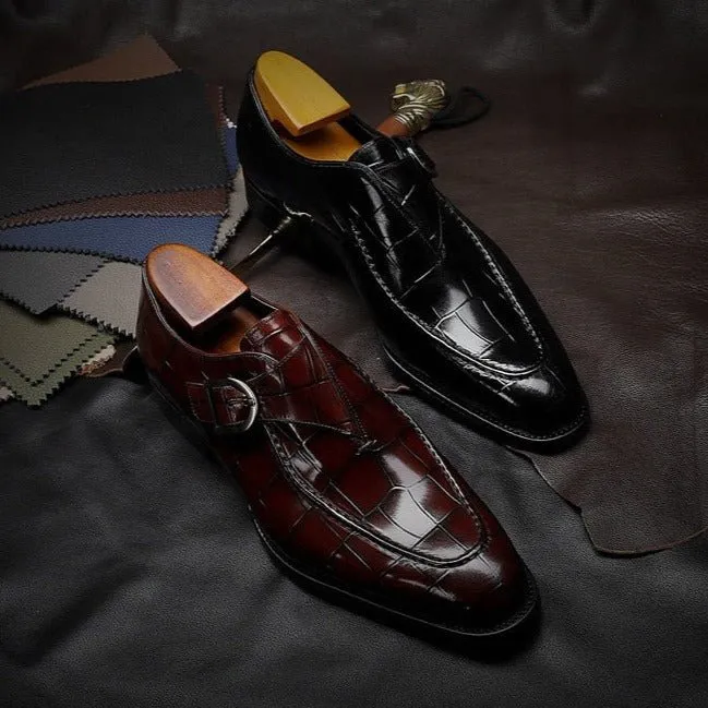 Velvet Dress With Velvet Shoes Monk Style Veltique Slip-ons