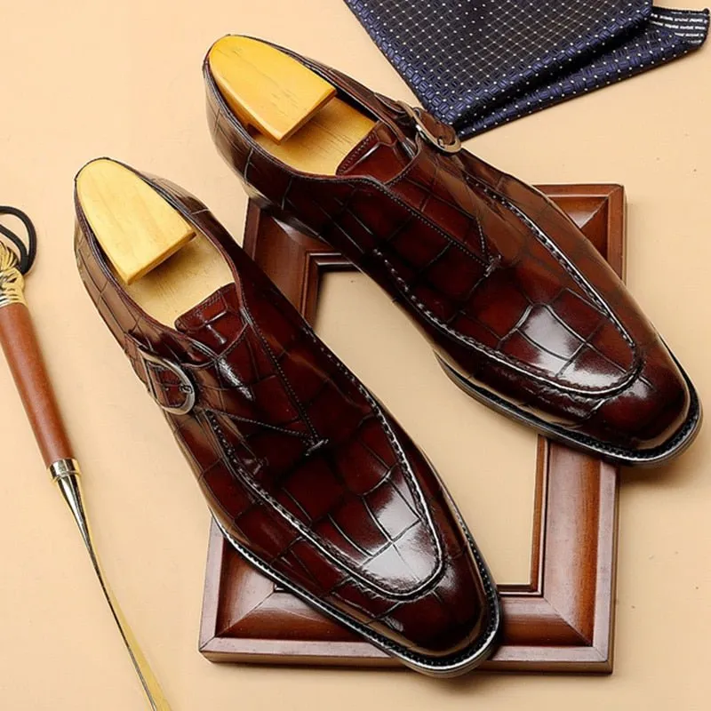 Monk Style Veltique Slip-ons Travel Dress Shoes