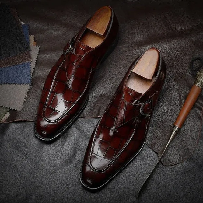 Lace Dress Shoe Monk Style Veltique Slip-ons