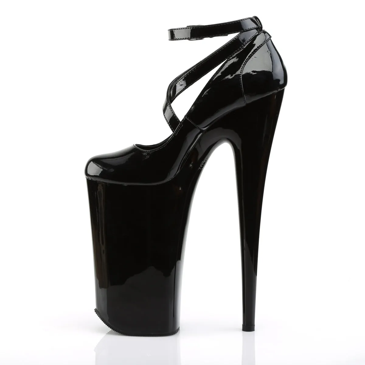BEYOND-087 Pleaser Black Sexy Platform Shoes (Pole Dancing Heels) Asics Ff Turbo Shoes