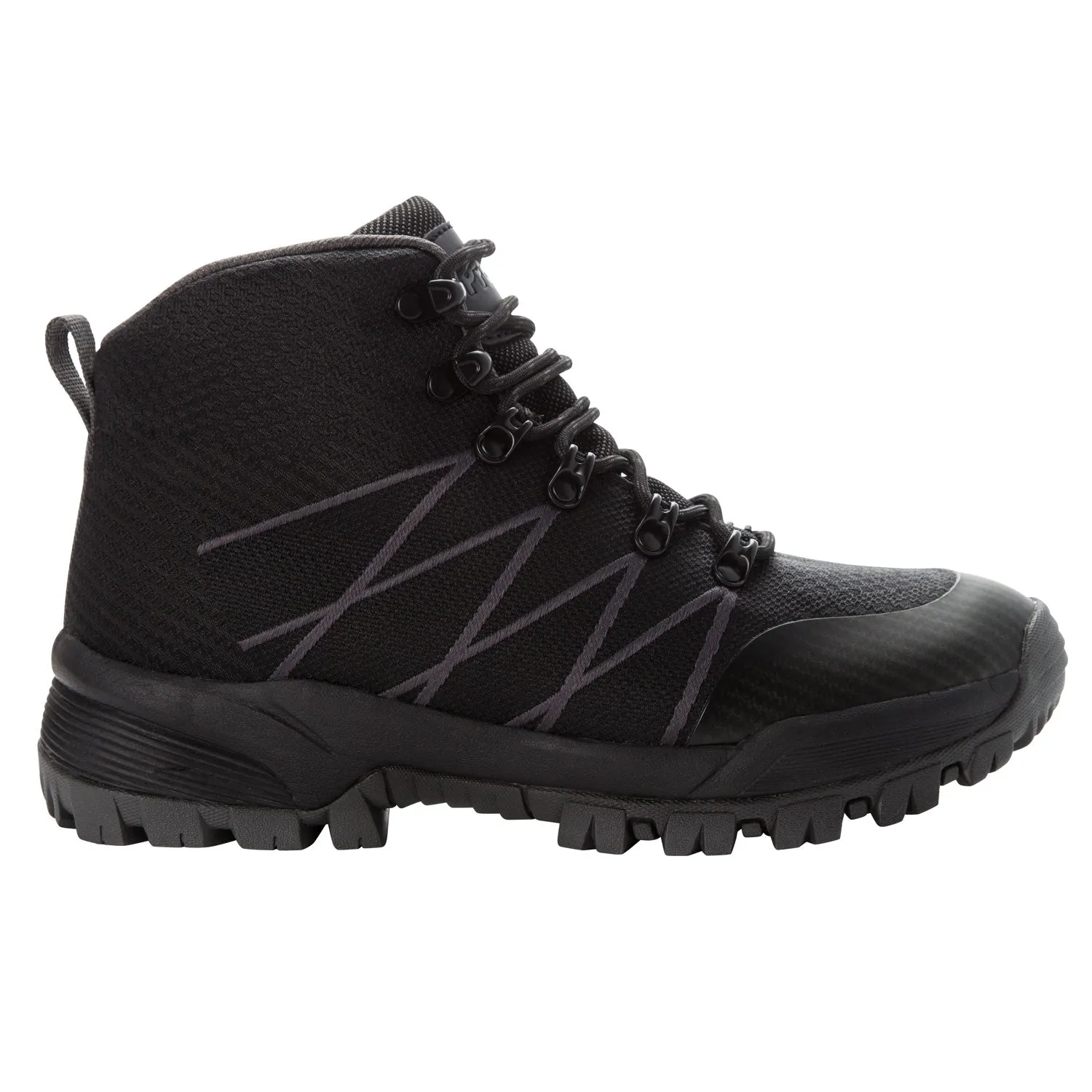 Work Boots Aero Trail Propet's Men Work Boots- Traverse MBA042K- Black/Dk Grey