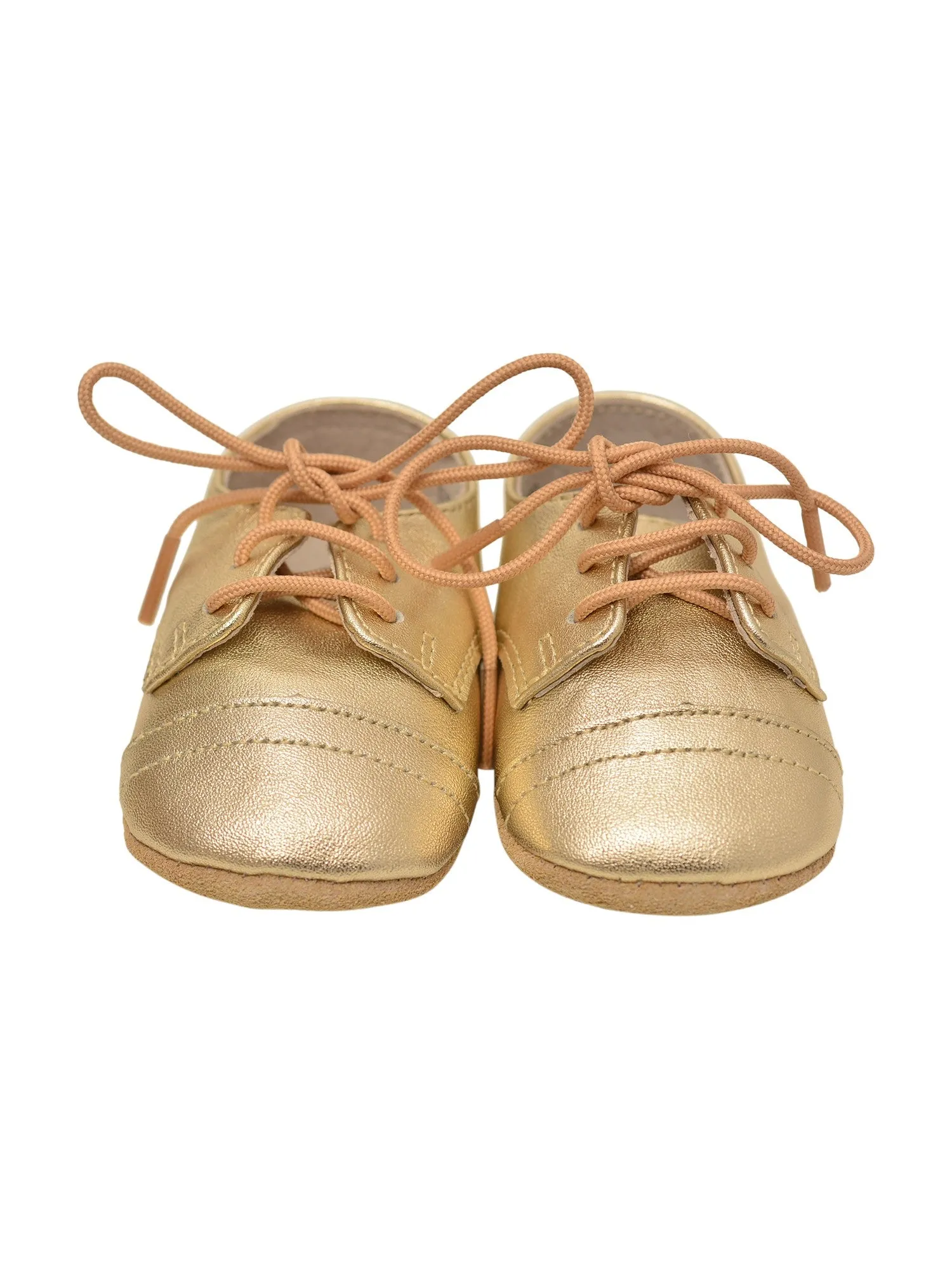 Asics Running Shoes Size 14 Girls Gold Shimmery Lace-Up Closure Leather Crib Shoes 0 Baby-5 Toddler