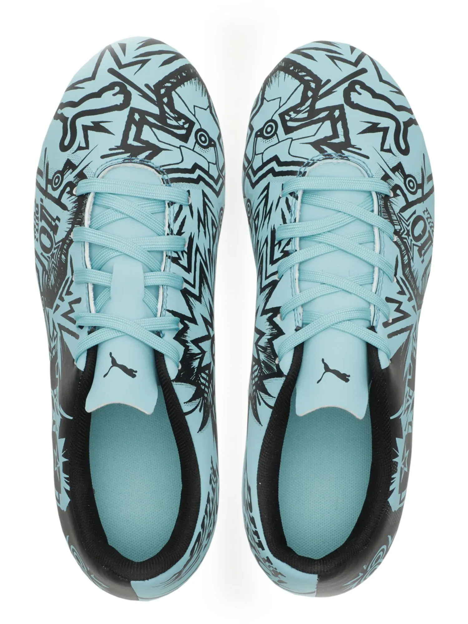 Puma Tacto II Christian Pulisic FG/AG Junior Soccer Cleats 107500 02 BLUE/BLACK Gray And Blue Soccer Cleats