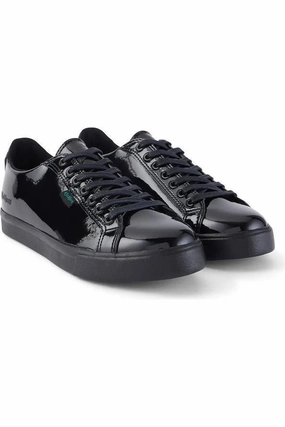 Kickers Tovni Lacer black patent Derby Slip Resistance