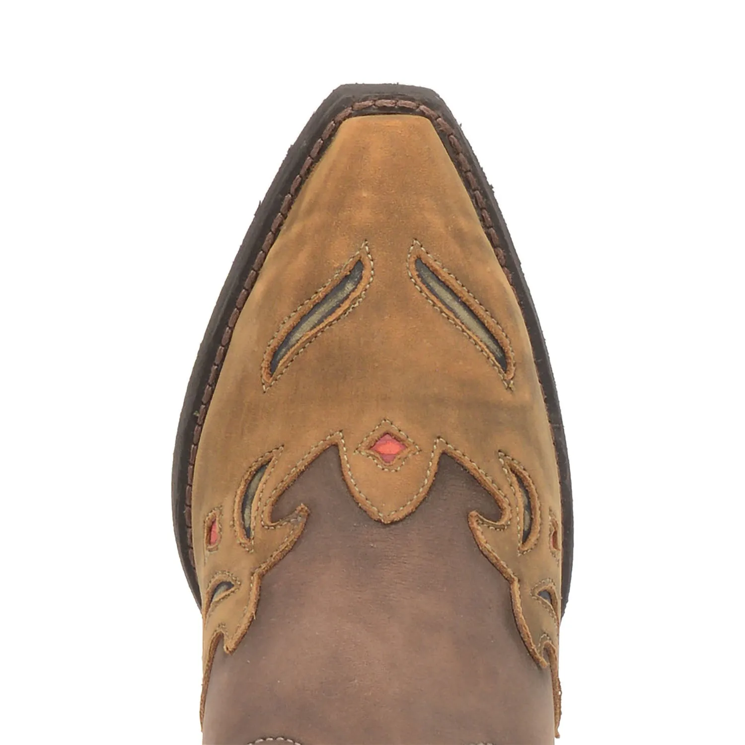 Ag Boots Laredo Womens Miss Kate Cowboy Boots Leather Brown/Teal