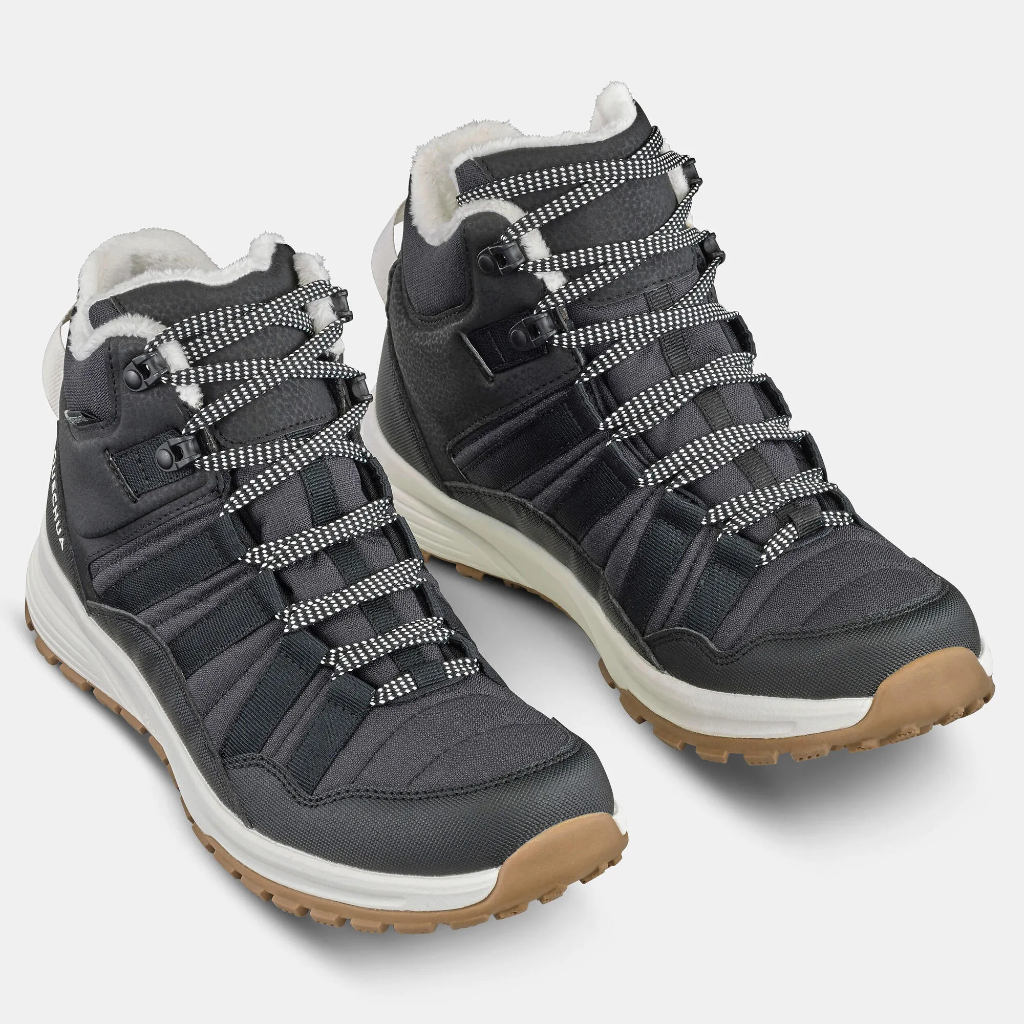 Snow Boot Reviews Quechua Women's SH100 X-Warm Waterproof Mid Hiking Boots