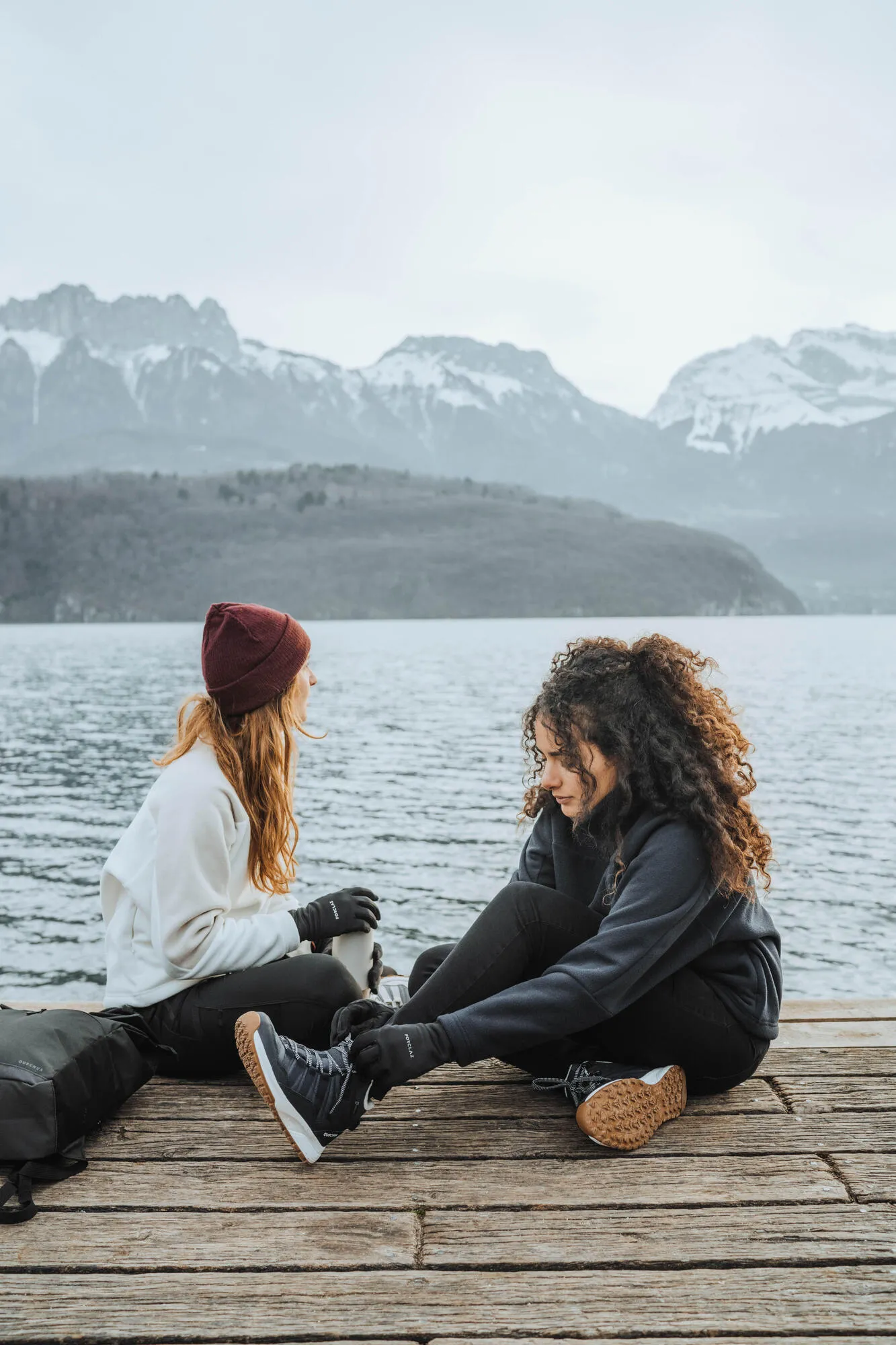 Light Weight Snow Boots Quechua Women's SH100 X-Warm Waterproof Mid Hiking Boots