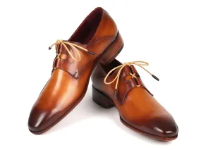 D&g Dress Shoes Paul Parkman Ghillie Lacing Handsewn Shoes Light Brown - 022-CML