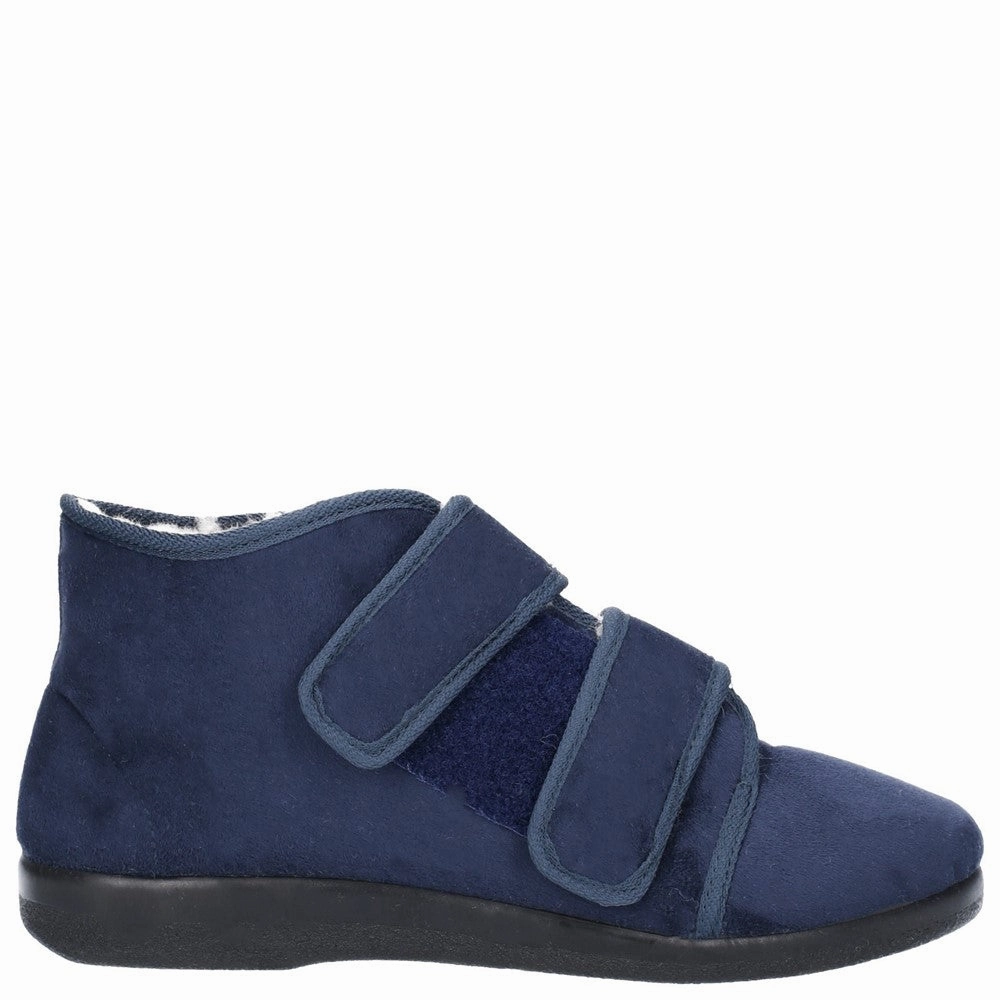 GBS Med Med Torbay Extra Wide Fit Slipper Comfort Ankle Support