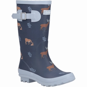 Cotswold Woodland Junior Wellingtons No Laces Industrial Site