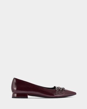 Dinner Out Practical Walk Sensa15 Strap Burgundy Patent