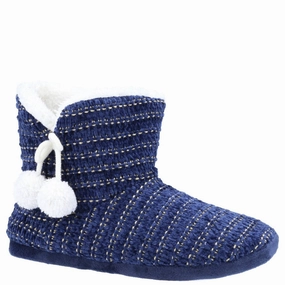 Divaz Saturn Knitted Bootie Slipper Cozy Step Footwear portable