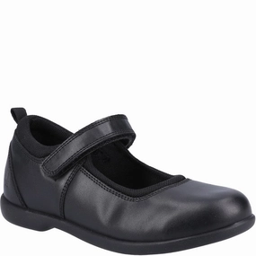 Elastic Low Heel Hush Puppies Bianca Senior School Shoes