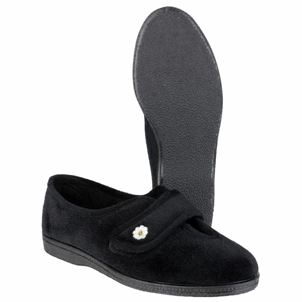 Comforted Walk Easy To Clean Mirak Andrea Touch Fastening Slipper