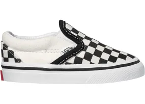 Vans Classic Slip-On black and white checker/white - Kids Sketcher Tennis Shoes