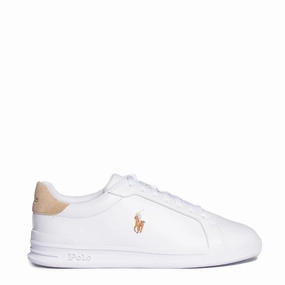 Polo Ralph Lauren Heritage Court Trainer White / Bone Tough Grip Designed to complement barefoot strength exercises