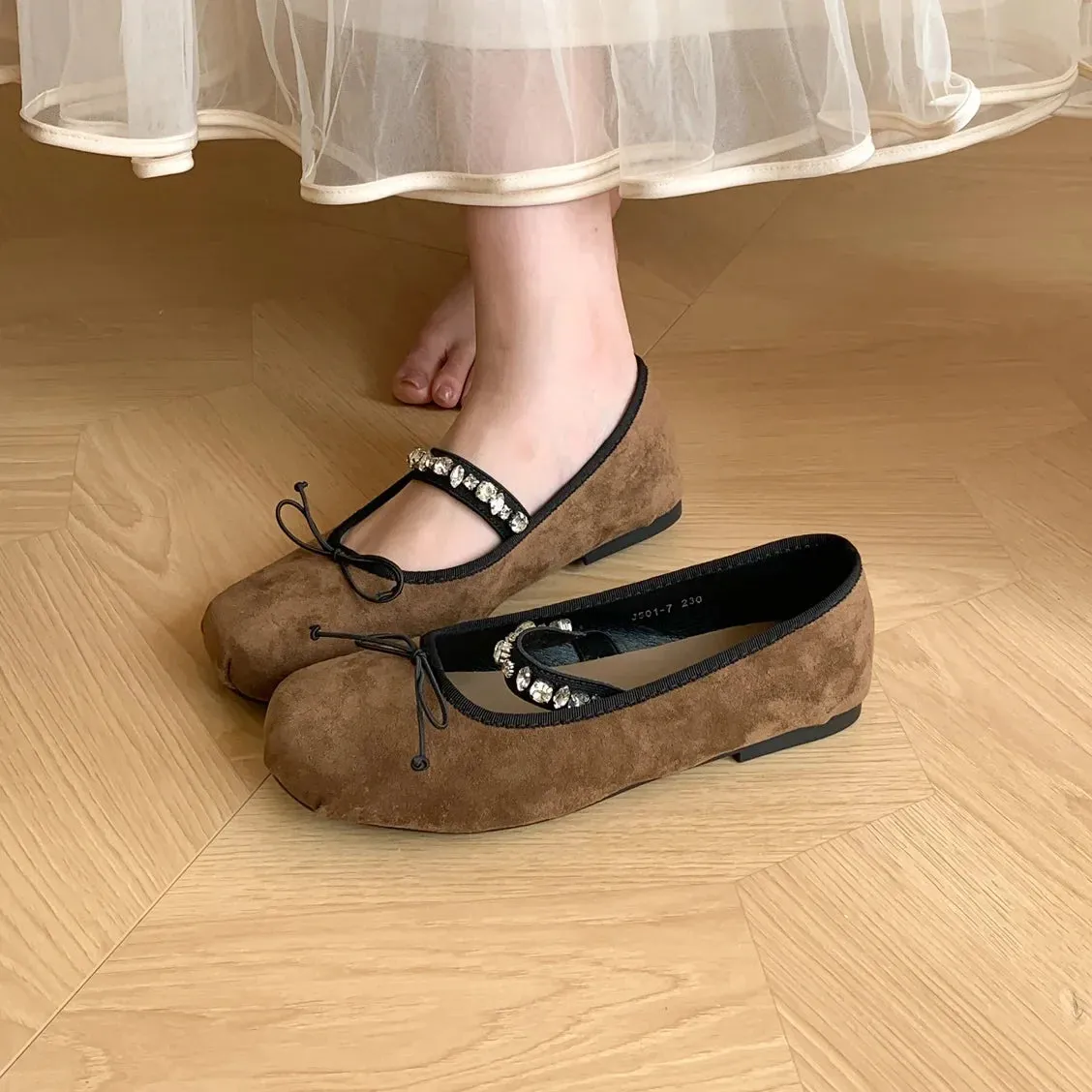 Fox Union Flat Shoes binfenxie  -  New Brand Women Flat Shoes Round Toe Shallow Slip On Ladies Casual Ballet Shoes Soft Leather Eelgant Balle Shoes