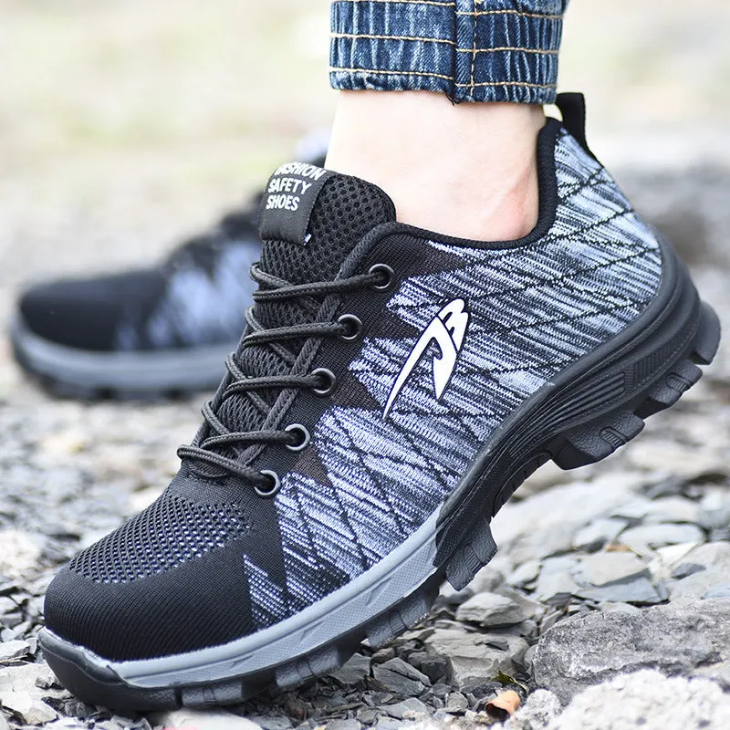 Breathable labor insurance shoes work shoes safety shoes hiking protective shoes Saucony Asics Running Shoe