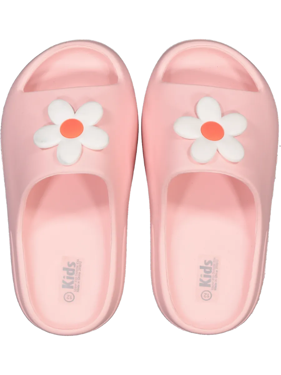 Sparkly Sandals Pink Moulded Sandals