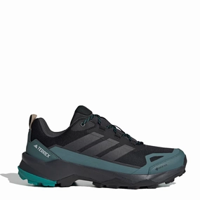 Shock zones are mapped for key impact points Shock Control Adidas Terrex Skychaser AX5 GORE-TEX Hiking Shoes Core Black / Carbon / Pure Teal