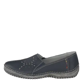Patent Penny Loafers Isar Navy