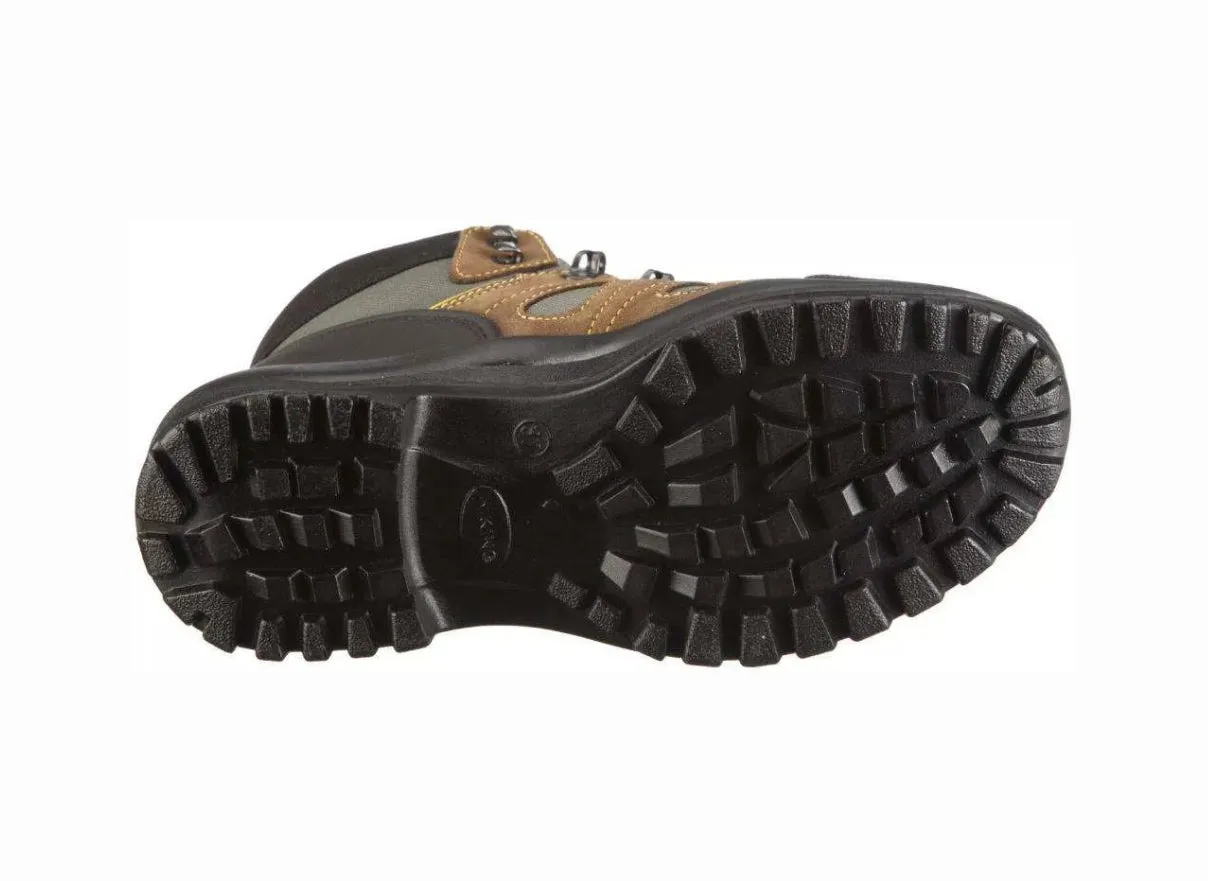 Grisport 10662S4G Calz Beige Scuro 6 Eyelet Hiking Boot Made In Italy Hiking Boots Narrow