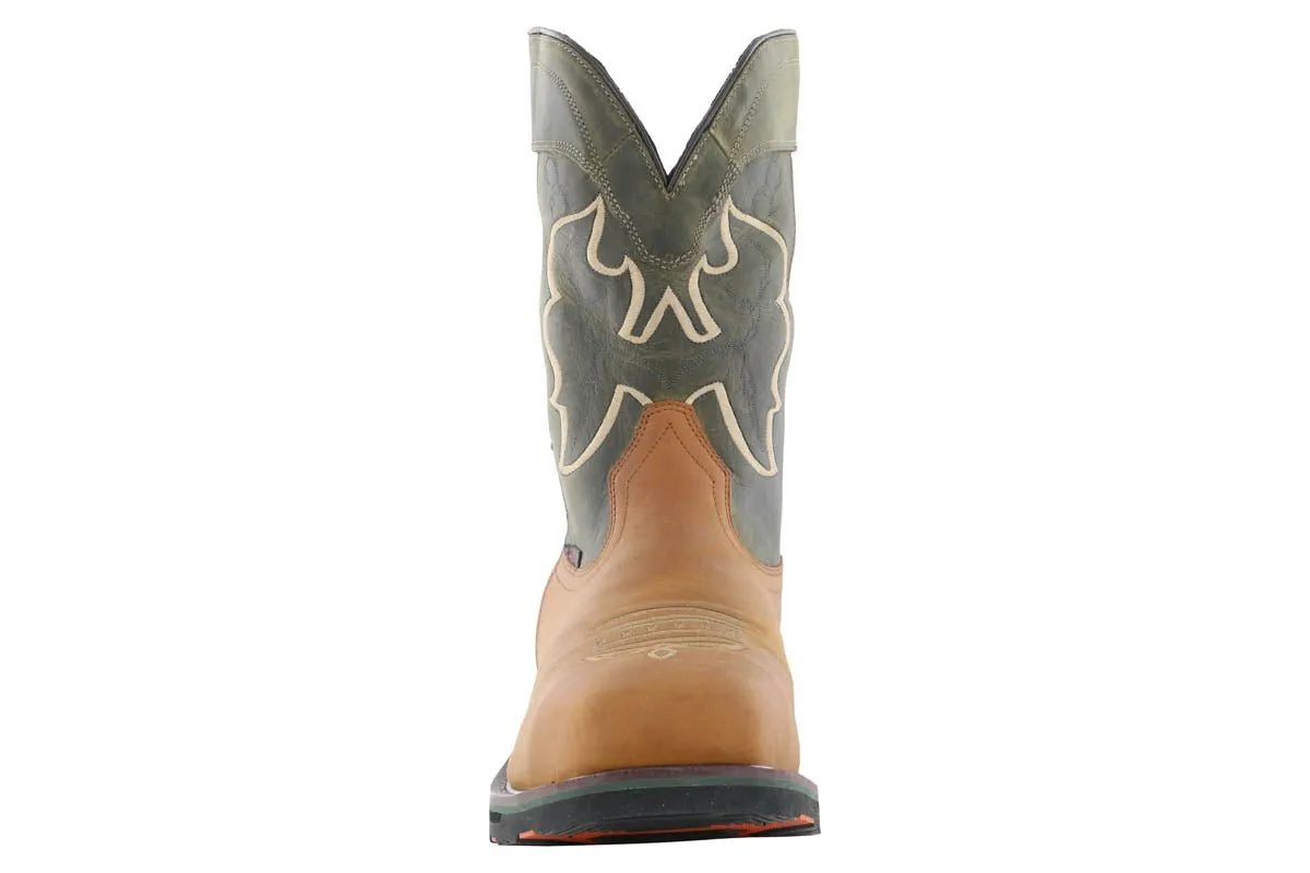 Composite Toe Chelsea Work Boots Hoss Showdown Composite Toe Western Boot Olive