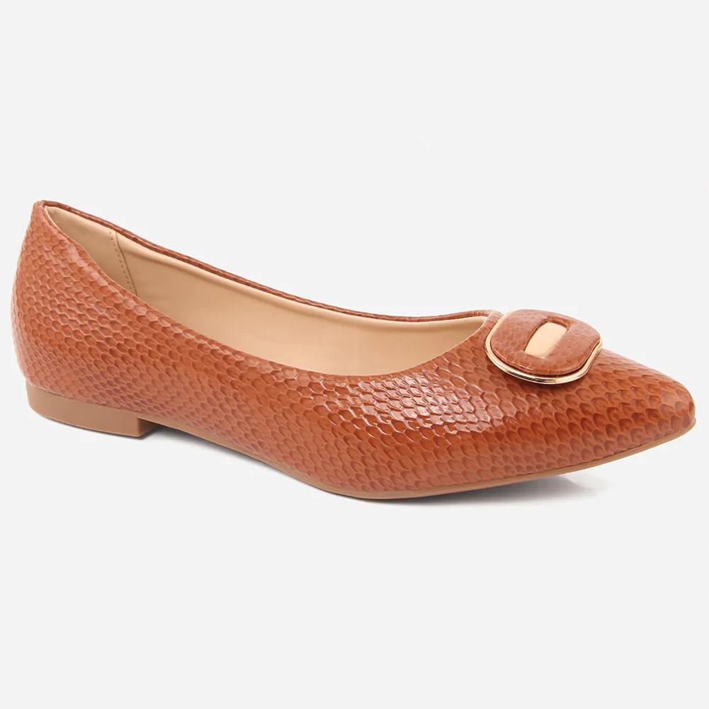 Flat Track Hot Shoe For Sale Women "BELICE" Ballet Flats