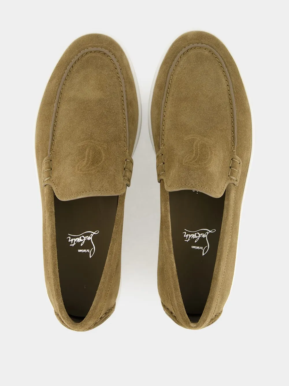 Silex Moonboat Suede Loafers Gray Loafers