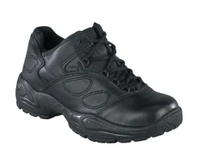 Reebok Men's Postal Certified Black Athletic Leather Oxford Soft Toe Shoe Adidas Aloha Shoes