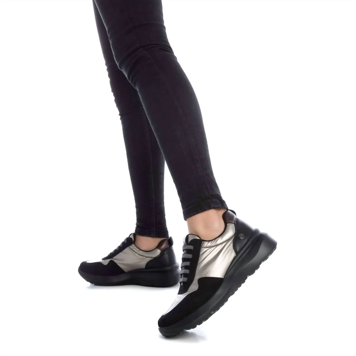 Gold Shoes Sneakers Xti - Women's Trainer Sneakers