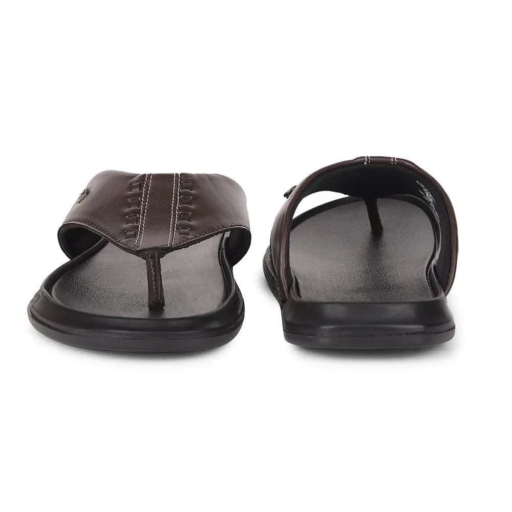 Massage Slippers Healers By Liberty AVN-107 Casual Slippers For Men - Brown